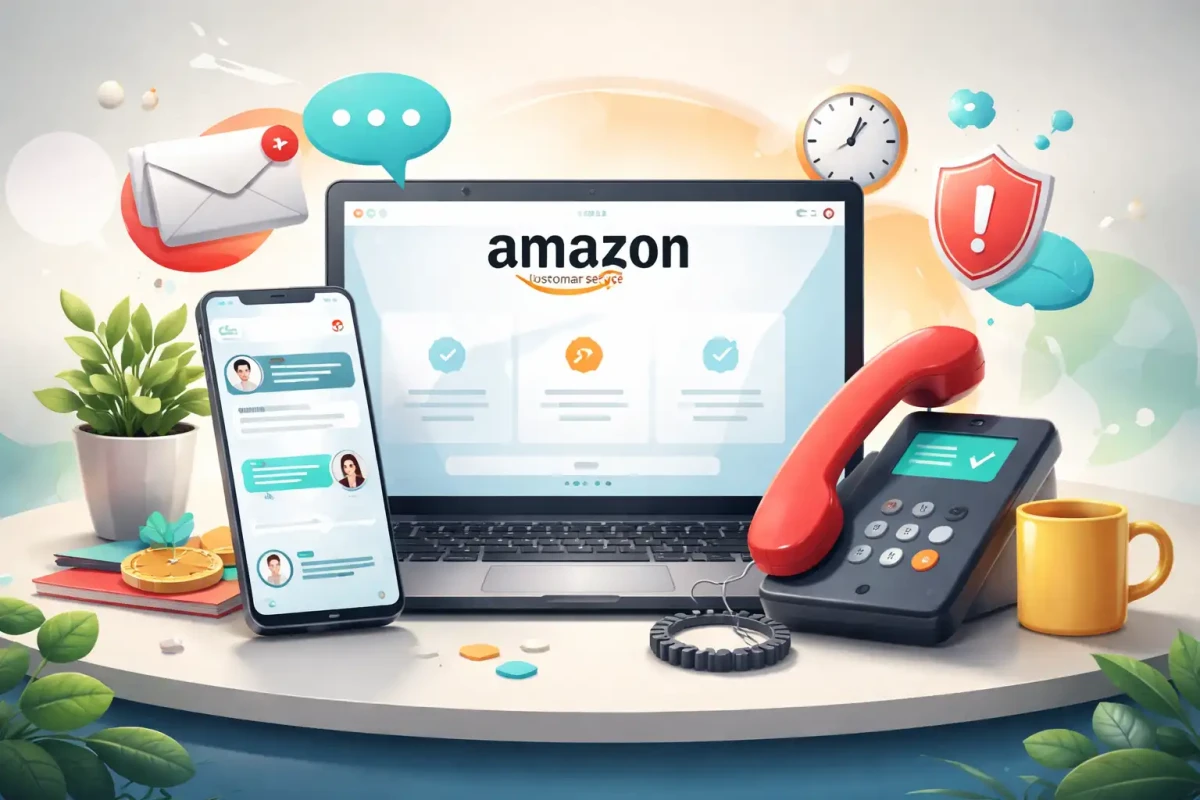 contacter Amazon par mail ou téléphone
