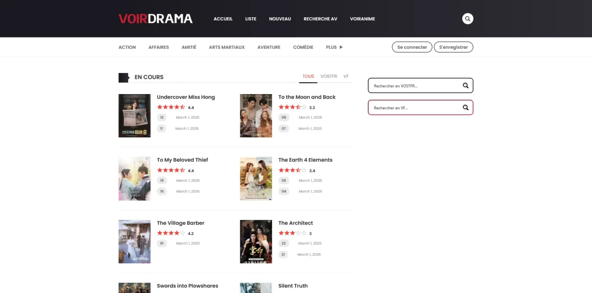 VoirDrama nouvelle adresse