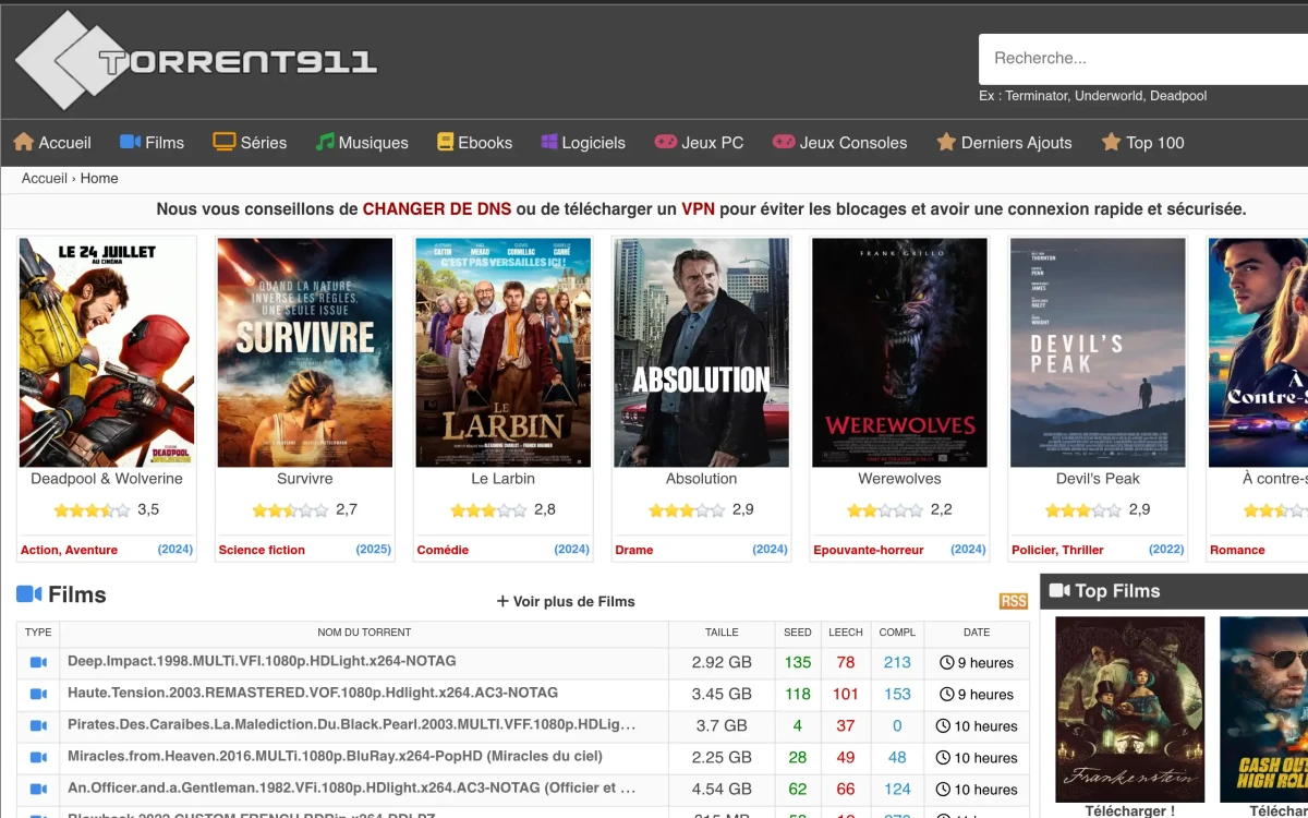 Torrent ne fonctionne plus
